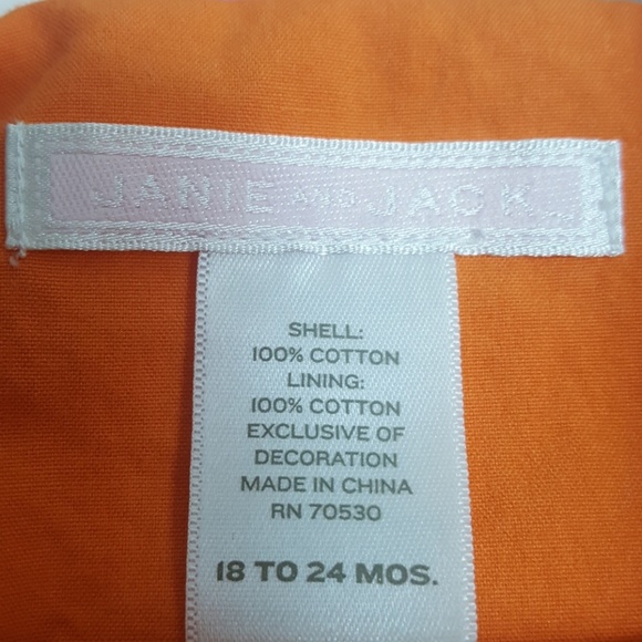 Janie and Jack pink and orange - Picture 4 of 4